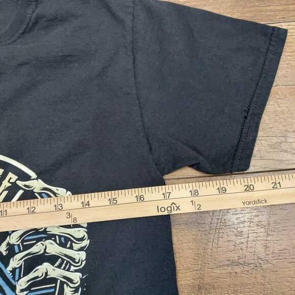 Blue Ridge Rock Festival 2023 Shirt Small Black Double Sided Deathpunch Slipknot - Picture 4 of 7